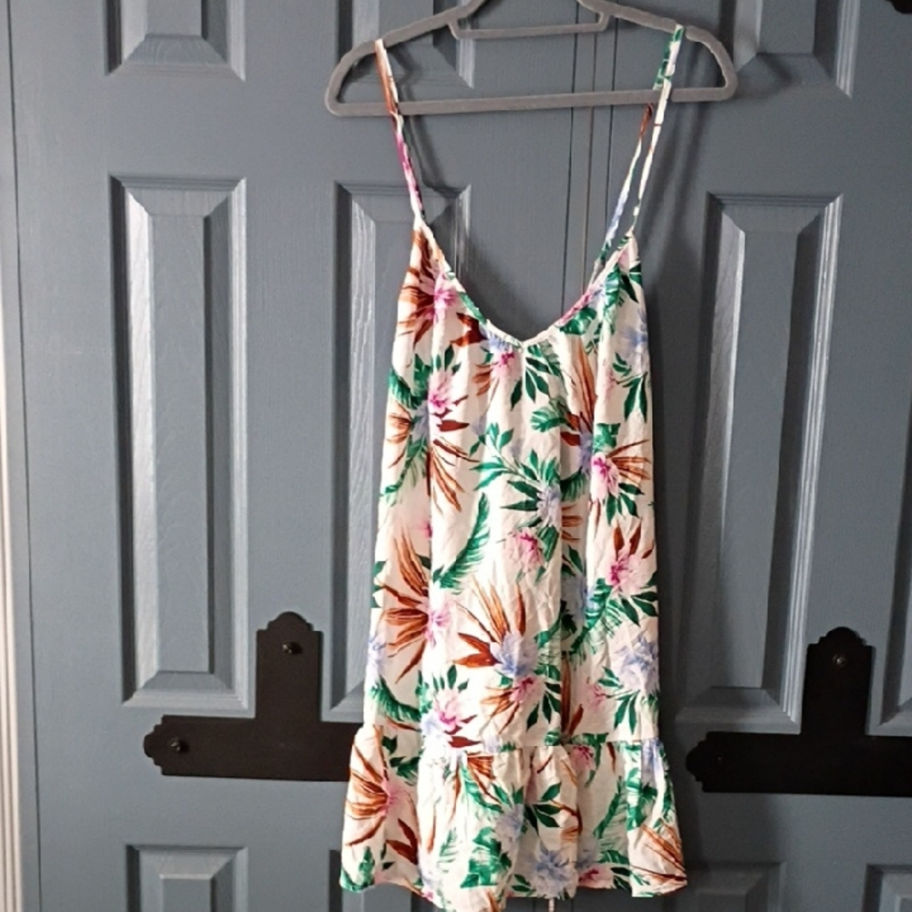 Shade & Shore Women's Floral Midi Dress - Multicolor